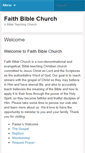 Mobile Screenshot of faithbiblechurch.com