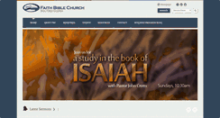 Desktop Screenshot of faithbiblechurch.us