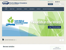 Tablet Screenshot of faithbiblechurch.us