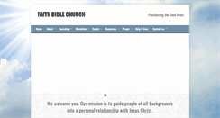 Desktop Screenshot of faithbiblechurch.ca