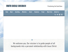 Tablet Screenshot of faithbiblechurch.ca