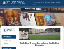 Tablet Screenshot of faithbiblechurch.net